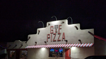 G F Pizza Palace inside