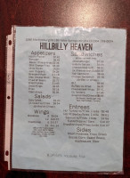 Hillbilly Heaven Bar Grill outside