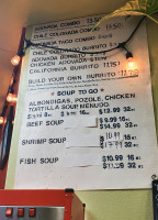 Burritos Lalo menu