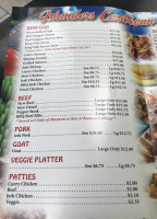 Islander Caribbean menu