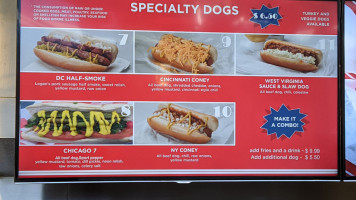 Dc-3 Hot Dog Joint menu