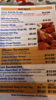 Solsville menu