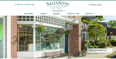 Sally Anns Bakery Food Shop outside