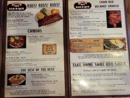 Bennett's Pit Bar-b-que Restaurant In Gatl menu