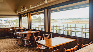 The Wharfside Seafood Patio inside