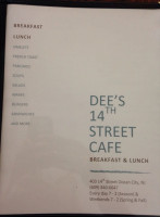 Dee's 14th Street Cafe inside