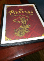 Phoumy's Thai Cuisine menu