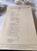 Bistro Poplar food