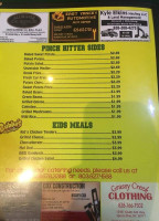 Bubba's Good Eats menu