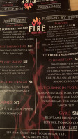 Fire Fresh Grill menu