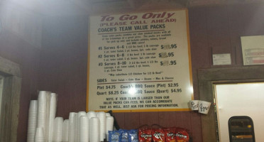 Coach's -b-que food