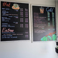 Lily Bean Coffee menu