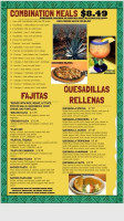 El Tequila Mexican menu