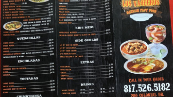 Los Vaqueros Mexican Fast Food food