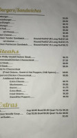 The Corbin Cafe menu