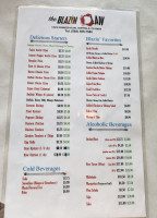 Blazin Claw Norwalk menu