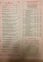 Sun's Chinese Kitchen menu