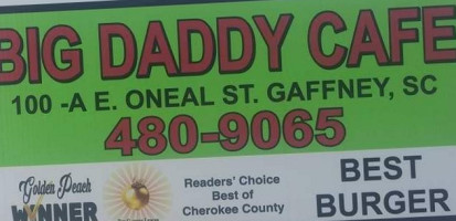 Big Daddy's Cafe, Gaffney Sc food