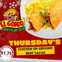 El Gordo Mexican Grill food