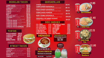 El Gordo Mexican Grill #5 menu