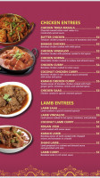 Utsav Indian Cuisine menu