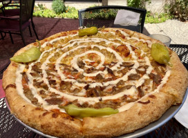 Kraving Kebab Pizza food