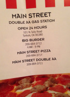 Big Burger Main Street Pizza food