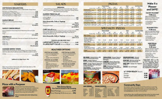 Monical's Pizza menu