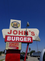 John's Burger outside