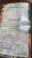 La Morenita menu