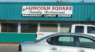 Lincoln Square Family outside