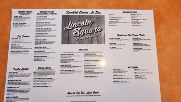 Lincoln Square Family menu