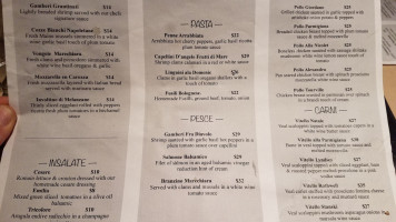 Cafe Emilia menu