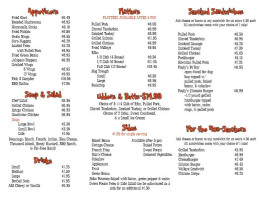 Pauly's Bbq menu