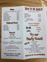 Pauly's Bbq menu