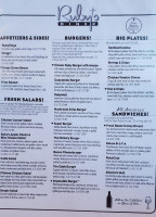 Ruby's Diner menu