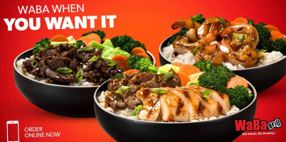 Waba Grill food