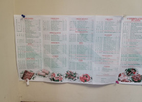 Happy Garden menu