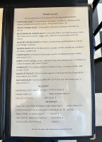 Toni's Courtyard Café menu