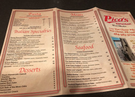 Pica's West Chester menu