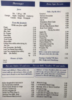 Brintle's Homestyle menu