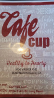 Cafe Cup menu