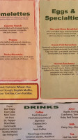 Oscar's Cafe menu