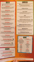 Oscar's Cafe menu