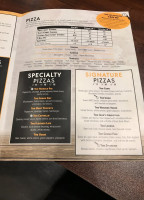 The Sliced Pint menu