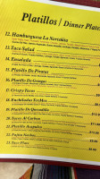 Taqueria La Norteñita menu