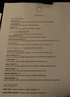 Table 128 Bistro menu