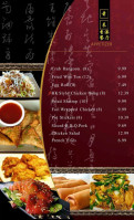 Hong Kong Chinese menu