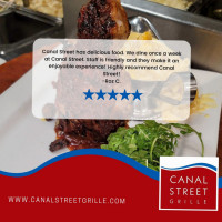 Canal Street Grille food