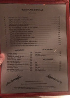 China Belle menu